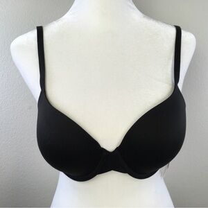 NWT Calvin Klein Black Perfectly Fit Underwire Lined Full Coverage Bra 32D